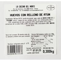 Huevos rellenos de atún COCINA DEL NORTE, tarrina 300 g