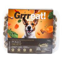 Crossfeeding de pollo para perro GRRREAT, bandeja 700 g