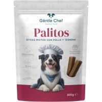 Palitos mix con pollo y ternera GËNTLE CHEF, paquete 200 g