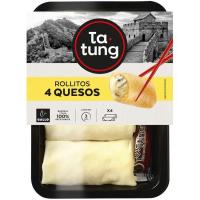 Rollito 4 quesos TA-TUNG, bandeja 240 g