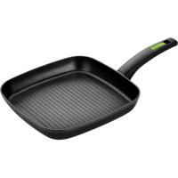 Grill con rayas de aluminio forjado Green, apto para todo tipo de cocinas MONIX, 28x28 cm