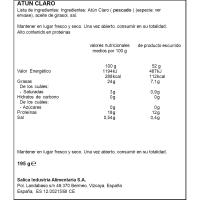 Atún claro en aceite de girasol CAMPOS, pack 3x65 g