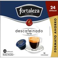 Café descafeinado forte comp. Dolce Gusto FORTALEZA, caja 24 uds