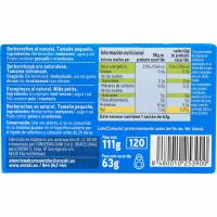 Berberechos al natural 45/65 piezas EROSKI, lata 63 g