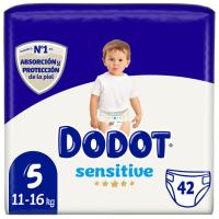 DODOT SENSITIVE pixoihala 11-16 kg, 5 neurria, paketea 42 ale