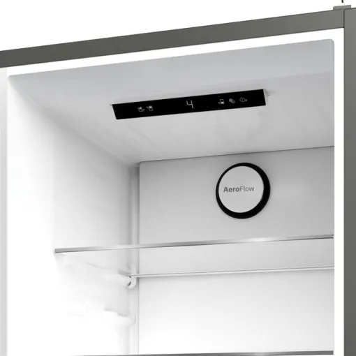 Frigorifico combi inox 60cm gris manhattan B5RCNE405HG2 BEKO