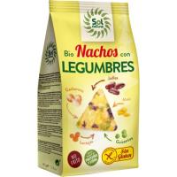 Nachos con legumbres bio sin gluten SOLNATURAL, bolsa 80 g