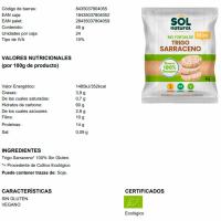 Mini tortitas de trigo sarraceno bio SOLNATURAL, bolsa 45 g