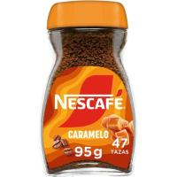 Café soluble caramelo NESCAFE, frasco 95 g