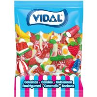 Gominolas surtidas brillo pika VIDAL, bolsa 1.000 g