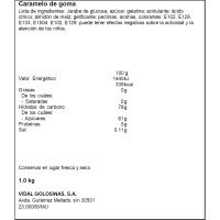 Gomi surtido azúcar pika VIDAL, bolsa 1.000 g