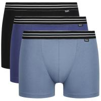 Bóxer hombre algodón elástico, azul talla XL ECODIM, pack 3 uds
