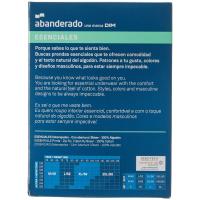 Bóxer hombre abierto de punto, gris oscuro talla XL ABANDERADO, pack 2 uds