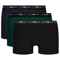 Bóxer hombre algodón elástico, verde jade talla M DIM, pack 3 uds