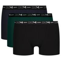 Bóxer hombre algodón elástico, verde jade talla XXL DIM, pack 3 uds