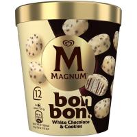 Bon Bon chocolate blanco&cookies MAGNUM, pack 12x17 ml