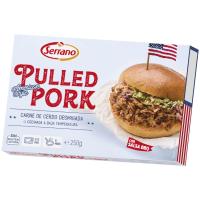 Pulled Pork con salsa BBQ SERRANO, caja 250 g