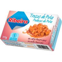 Trozos pota en salsa americana RIBEIRA, lata 111 g