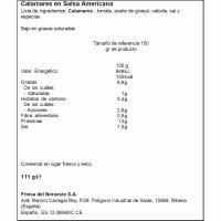 RIBEIRA pota zatiak saltsa amerikarrean, lata 111 g