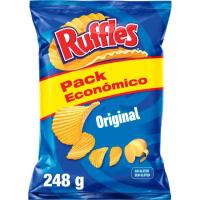 RUFFLES patatak gatzarekin xlb, poltsa 248 g