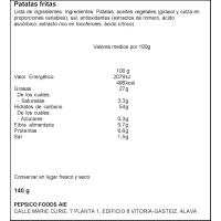 SANTA ANA txurro dendako patata frijituak, poltsa 140 g