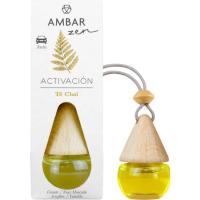 Ambientador para coche aroma té zen AMBAR, pack 5 ml