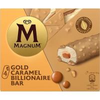 MAGNUM Double Gold Caramel Billionaire izozkia, sorta 4x67 ml