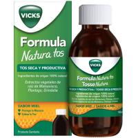 Jarabe adultos tos seca-productiva VICKS NATURA TOS, bote 140 ml