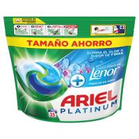 Detergente en cápsulas ARIEL FRESCOR ABRIL, bolsa 35 dosis