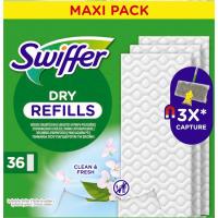 Atrapapolvo seco para mopa SWIFFER, recambio 36 uds