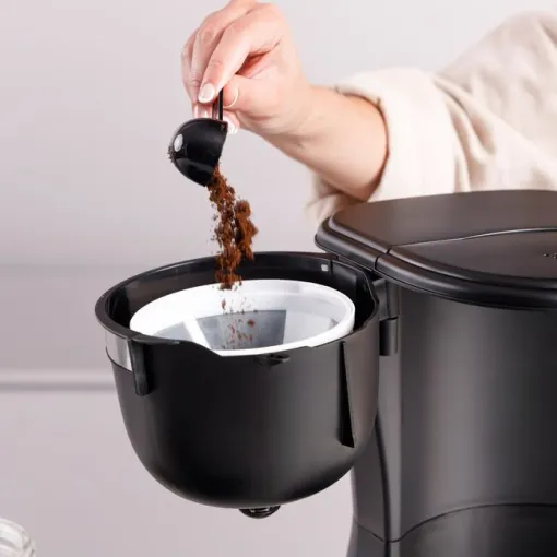 Cafetera de goteo Verona 12, negra, 680W 12 TZ TAURUS
