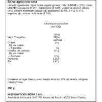 Salsa sourcream MEXIFOODS, frasco 300 g