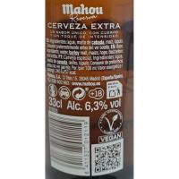 MAHOU erreserbako garagardoa, botilatxoa 33 cl