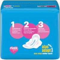 Compresa con alas normal EVAX COTTONLIKE, paquete 19 uds