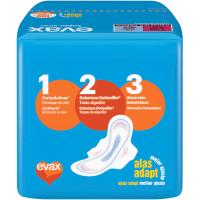 Compresa con alas super EVAX COTTONLIKE, paquete 14 uds