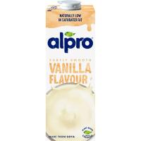 Bebida vegetal de soja sabor vainilla ALPRO, brik 1 litro