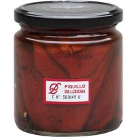 Pimiento piquillo entero D.O. LA TUDELANA, frasco 260 g