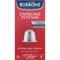 Café espresso intenso compatible Nespresso BORBONE, caja 10 uds