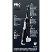 ORAL-B Pro 1 hortzetako eskuila elektriko beltza