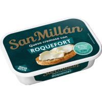 Queso blanco con Roquefort SAN MILLAN, tarrina 125 g