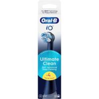 ORAL-B iO Ultimate Clean eskuila elektriko ordezko beltza, 4 ale