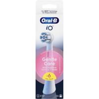 ORAL-B iO Gentle Care hortzetako eskuila ordezko zuria, 6 ale