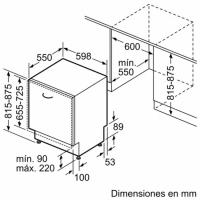 BOSCH SMV6ZCX10E ontzi garbigailu integragarria 60 cm