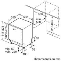 Lavavajillas integrable 60 cm SMH4ECX28E BOSCH