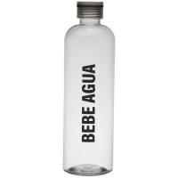 Botella BEBE AGUA, de poriestireno con tapón en color gris VERSA, 1500 ml