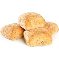 Panecillo protéico EROSKI, bolsa 4 uds