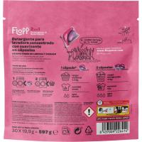 Detergente & Suavizante en capsulas FLOPP, bolsa 30 dosis