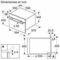 Horno compacto con microondas 60x45 cm cristal blanco 3CW5179B3 BALAY