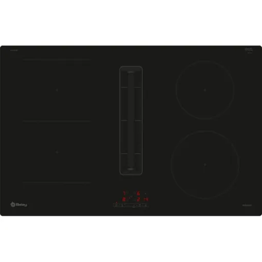 Placa de inducción con extractor integrado 80 cm sin marco 3EBC983ER BALAY
