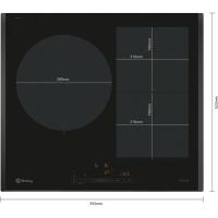 Placa de inducción de 60 cm negro sin marco 3EB968LH BALAY